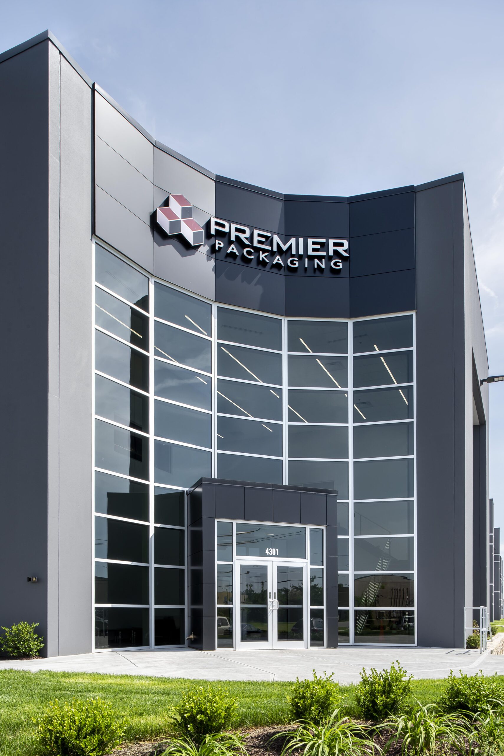 Front of Premier Packaging Headquarters