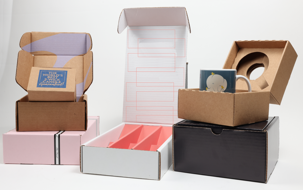 Inside print custom corrugated cartons; box for packaging; customized boxes; corrugated boxes