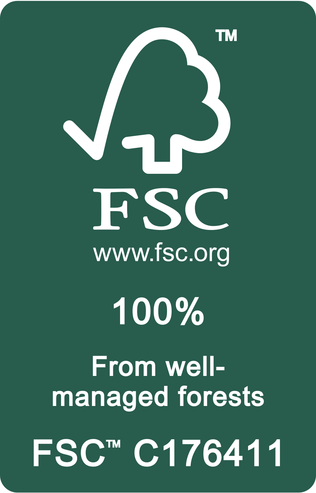 FSC Logo with Premier Packaging number