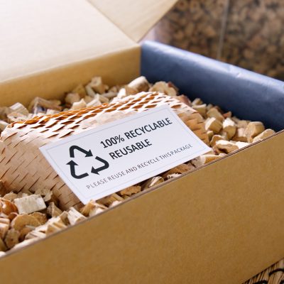 Sustainable Packaging Supplies Inside shot of box with sustainable packaging materials; eco-friendly packaging; environmental packaging; packaging products; boxes for packaging products; premium packaging solutions and packaging supplies; sustainable packaging solutions; Packing supplies
